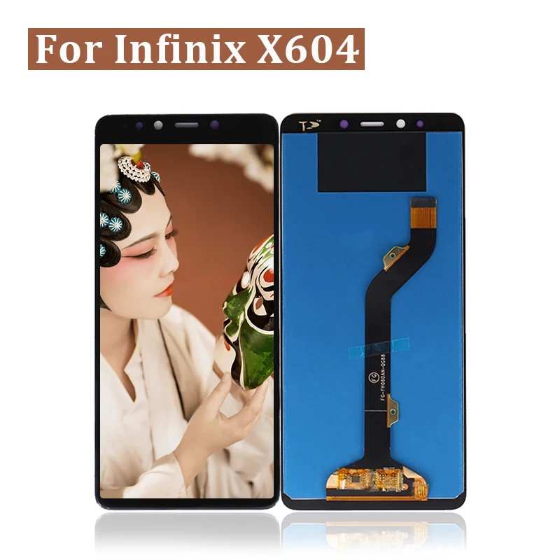 10 шт./партия для Infinix Note 5X604 Note5 ЖК дисплей в сборе сенсорный экран стеклянная