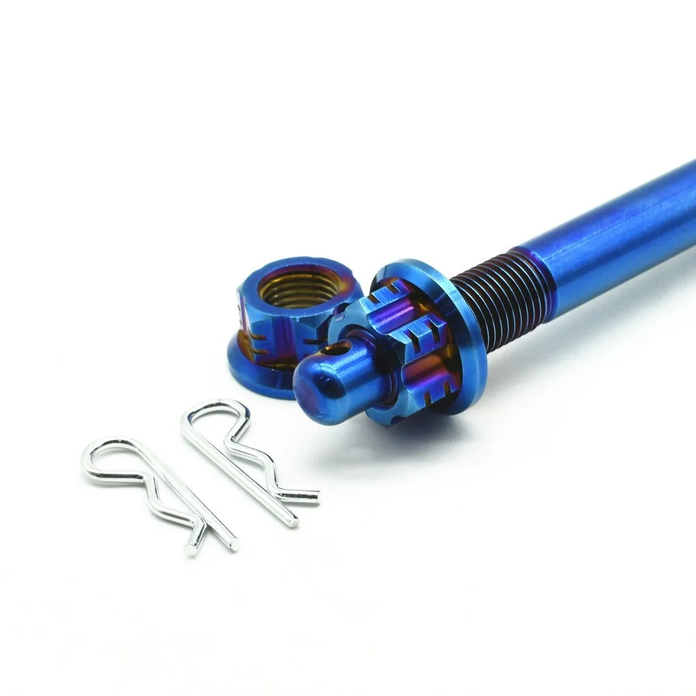 

Titanium Bolt for Motorcycle Modification Motorcycle Shaft M10 M12 Ti Bolts Burned Blue Ti Screws Ti Fasteners 1 pcs