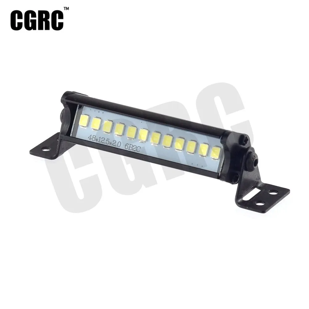 

LED Searchlight Spotlight Rooflight For 1/10 RC Crawler Car TRX4 D90 D110 Axial Scx10 Wraith RC4WD CC01 Bronco