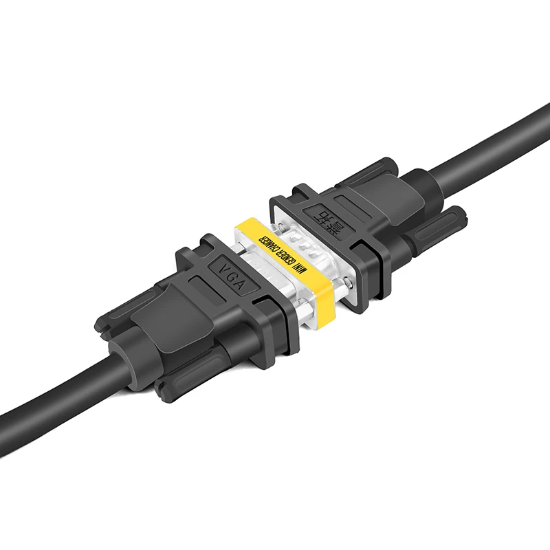 D Sub15 VGA HD15 Pin Пол смены Удлинительный кабель Мини конвертер Aux адаптер разъем