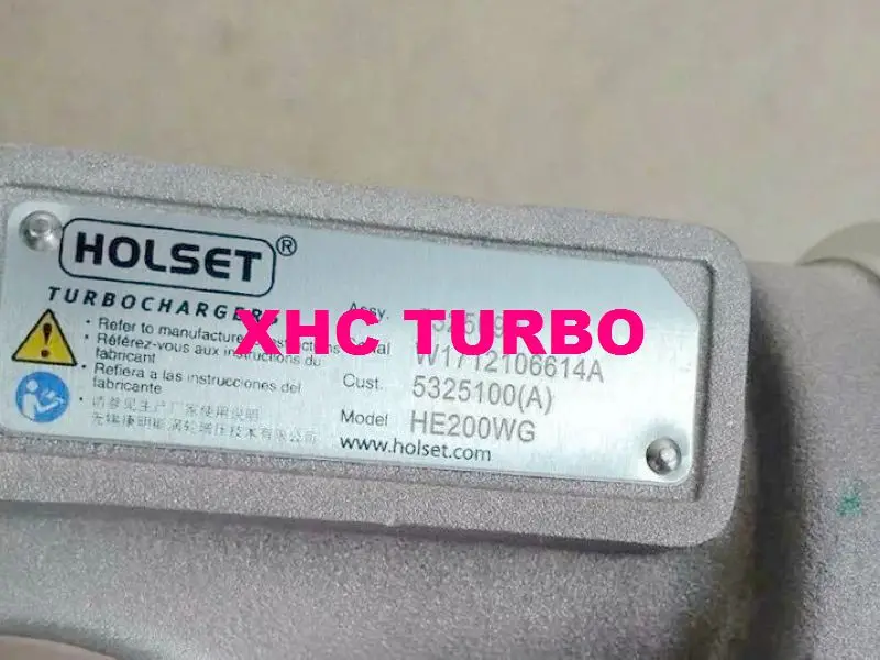 Новый настоящий Турбокомпрессор HOLSET HE200WG 5325099 5325100 для JAC Navistar 2.77L 88KW дизель |
