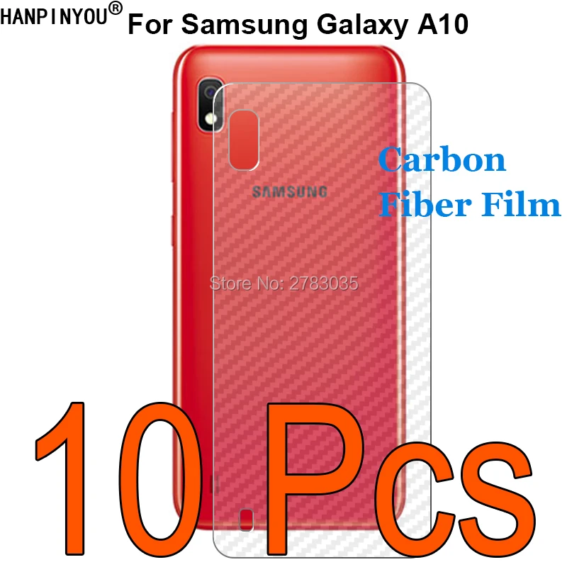 10 шт./лот для Samsung Galaxy A10 6 2 &quotпрочная 3D прозрачная защитная пленка задней панели