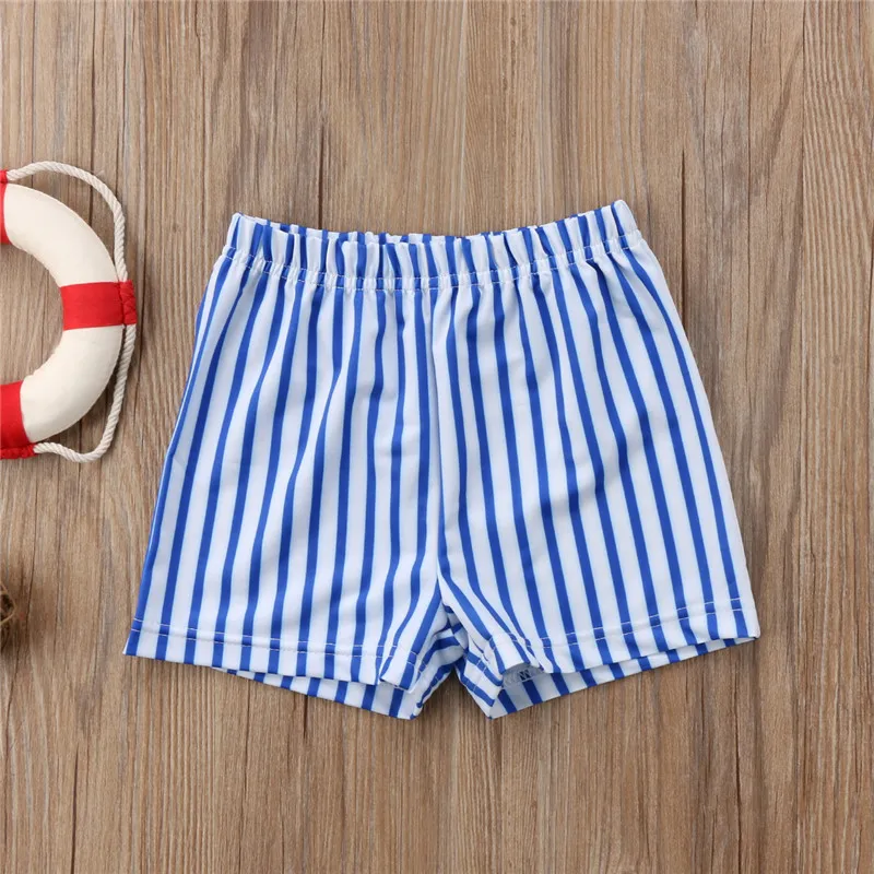 

Family Matching Clothes Mother And Daughter Son Bikini Set 2018 Summer Blue Striped Swimsuit Swimwear Women Kids Girls Beachwear