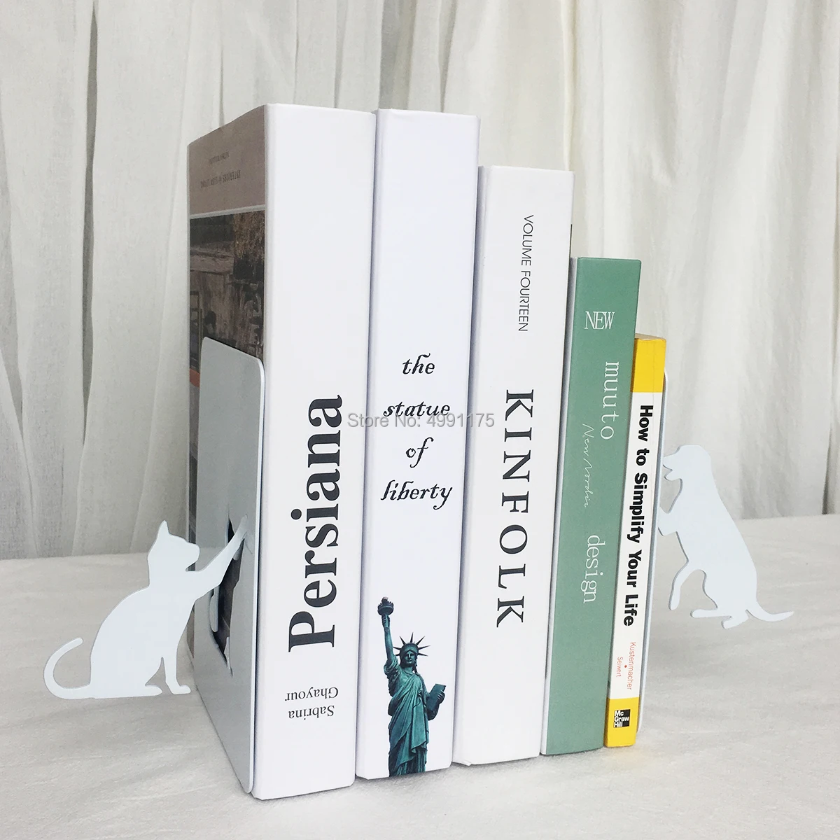 Стальная железная подставка для книг собак и кошек любителей домашних животных