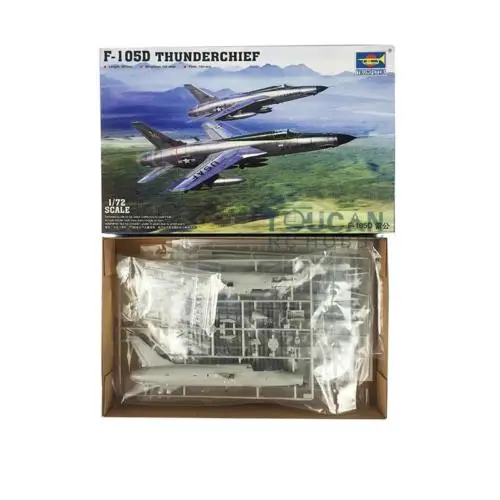 Trumpeter 1/72 01617 США F 105D гром главный самолет набор статическая модель TH05351 SMT2|Наборы