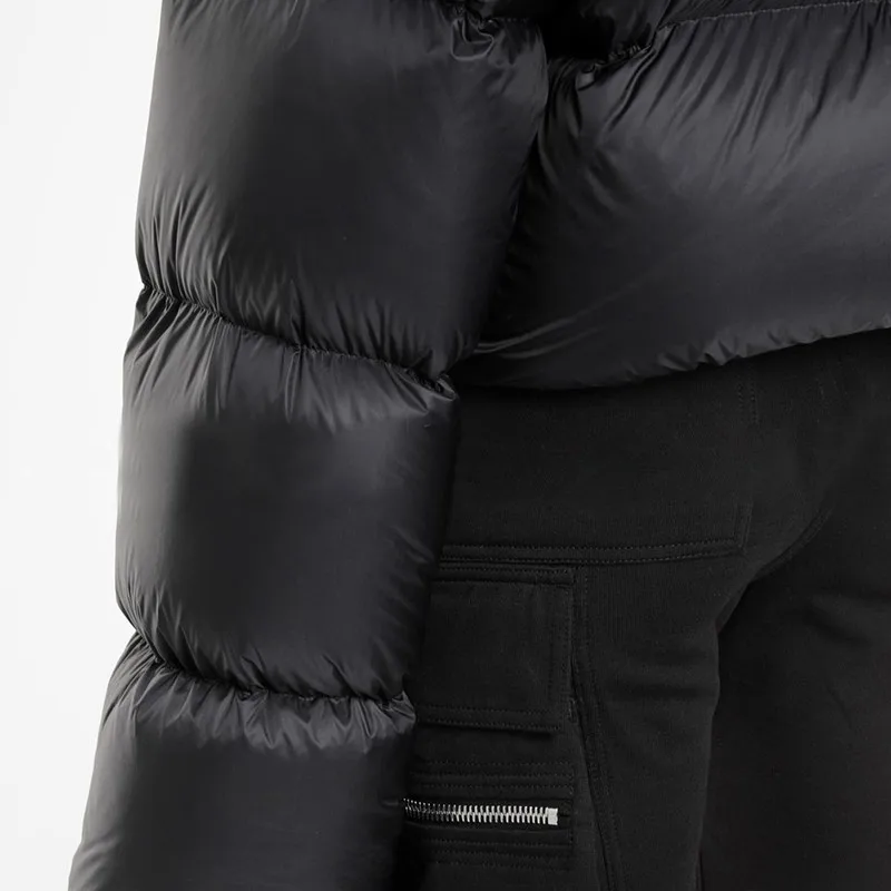

2018 Fashion Short Winter Jacket Coat Women Windproof High Collar Warm Loose White Duck Down Jacket Female Feather Parka Ls171
