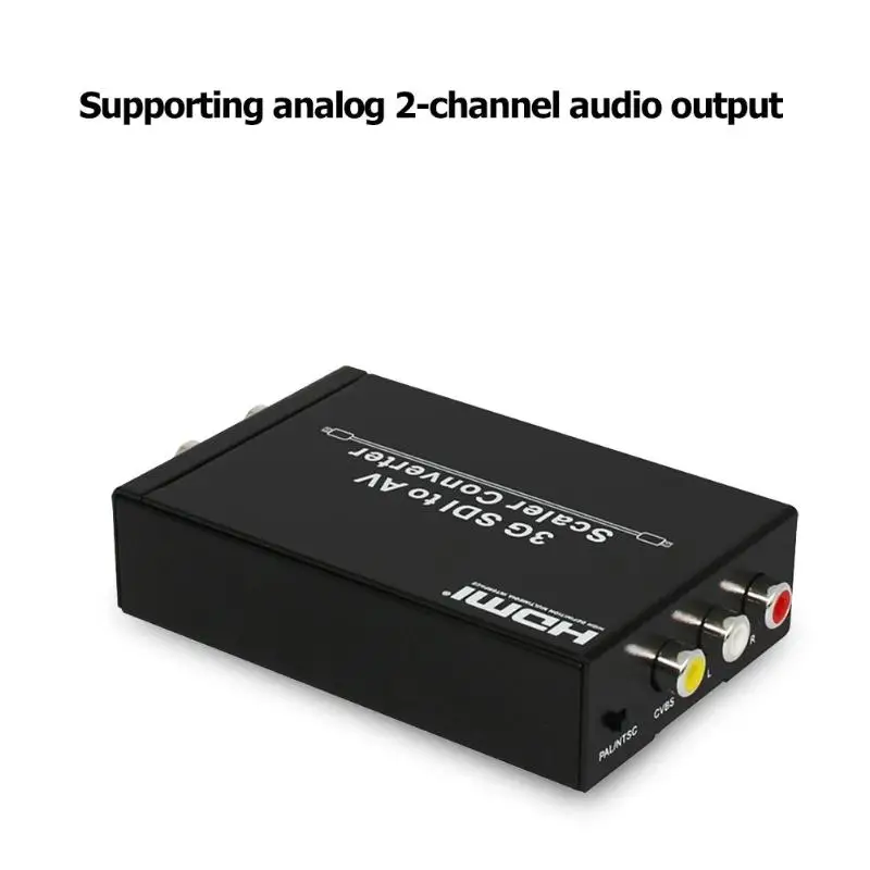 HDV S007 HD SDI 3G Композитный RCA Видео Аудио AV конвертер скалер| |