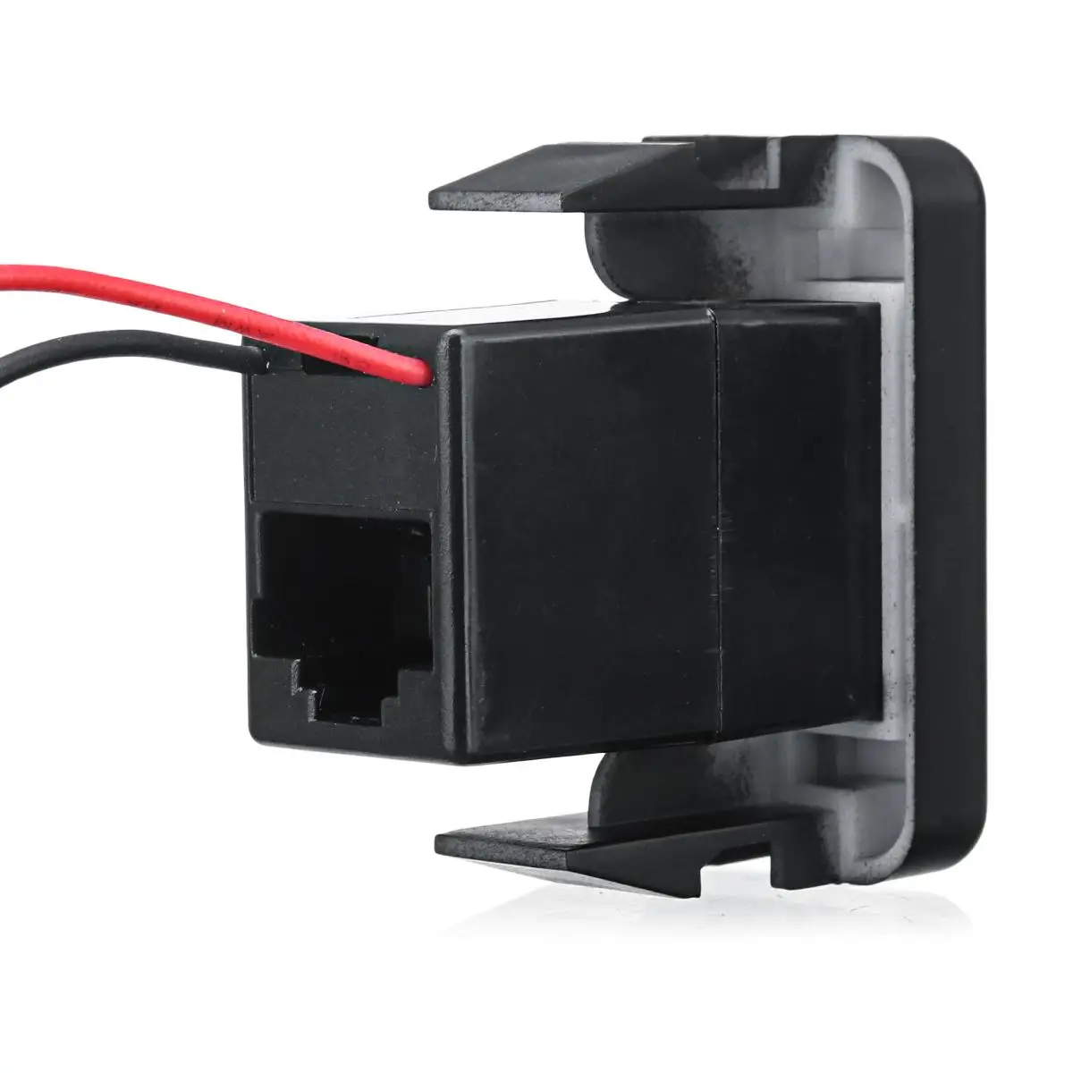 Автомобильный RJ45 Dash UHF радио интерфейс переключатель панель порт пустой разъем адаптер с синий светодиодный для TOYOTA HILUX 2005