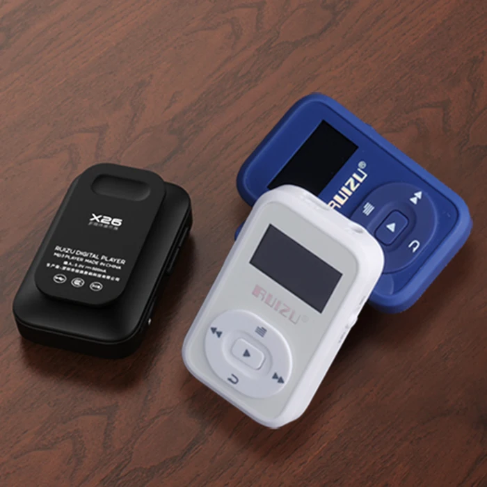Новый RUIZU X26 Bluetooth Портативный MP3 плеер Поддержка гарнитура стерео радио|MP3-плееры|