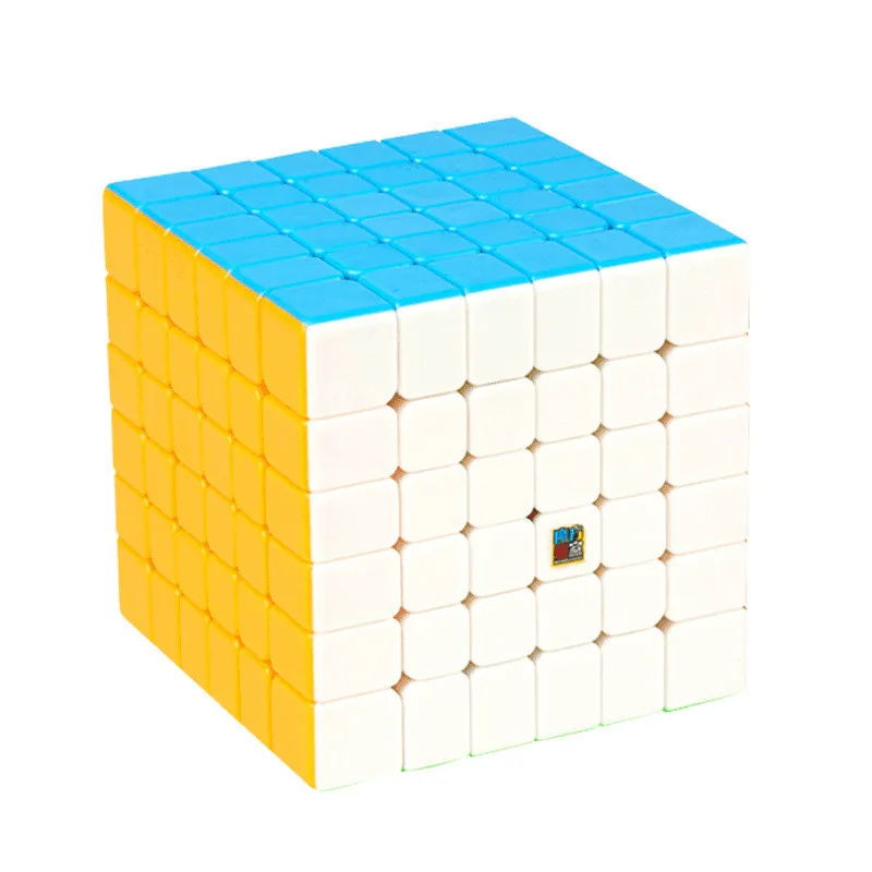 MOYU MF6 6x6x6 куб скорость 6 слоев Черный Stickerless 68 мм головоломка для детей Begginer 6x6