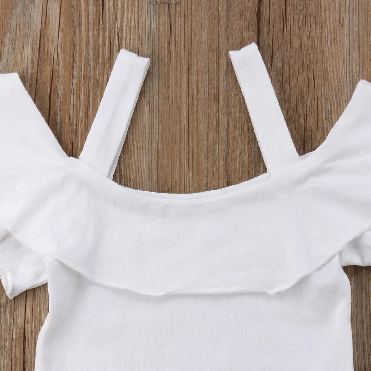 Комплект из 2 предметов для маленьких девочек расклешенные штаны с цветочным