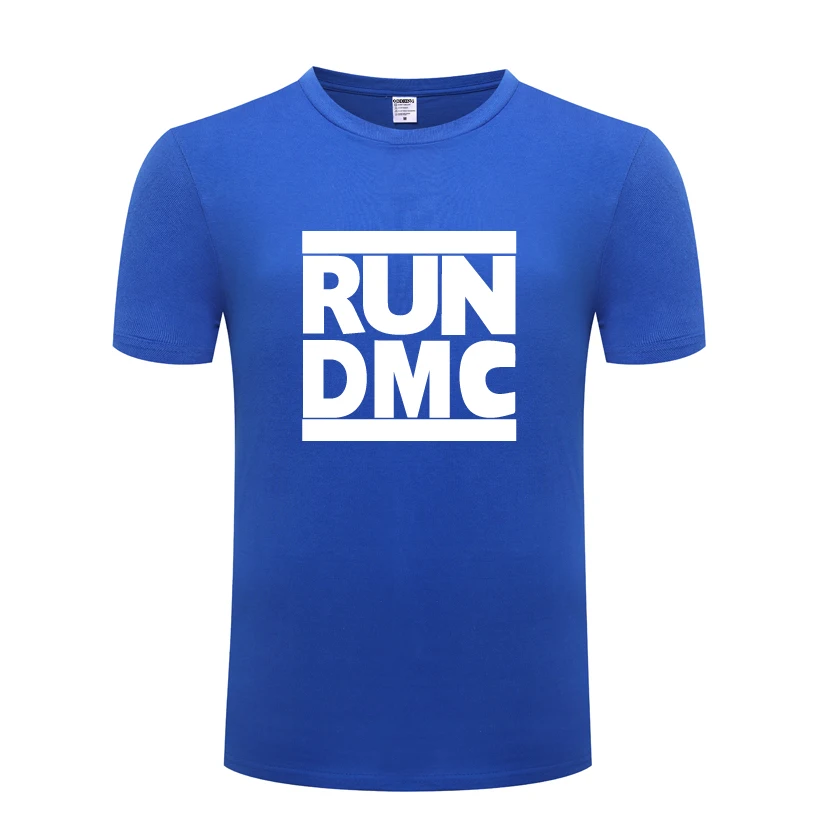 RUN DMC Rock Music Hip Hop Men's T-Shirt T Shirt Men 2018 New Short Sleeve O Neck Cotton Casual Top Tee | Мужская одежда