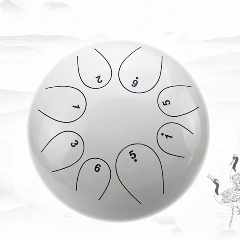 Барабанчик для танка стальной язычок подвесной барабан с пятицветной шкалой 10