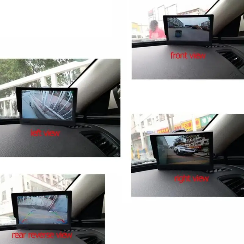 Панорамная Автомобильная камера с обзором птиц 360 градусов 4 камеры DVR запись