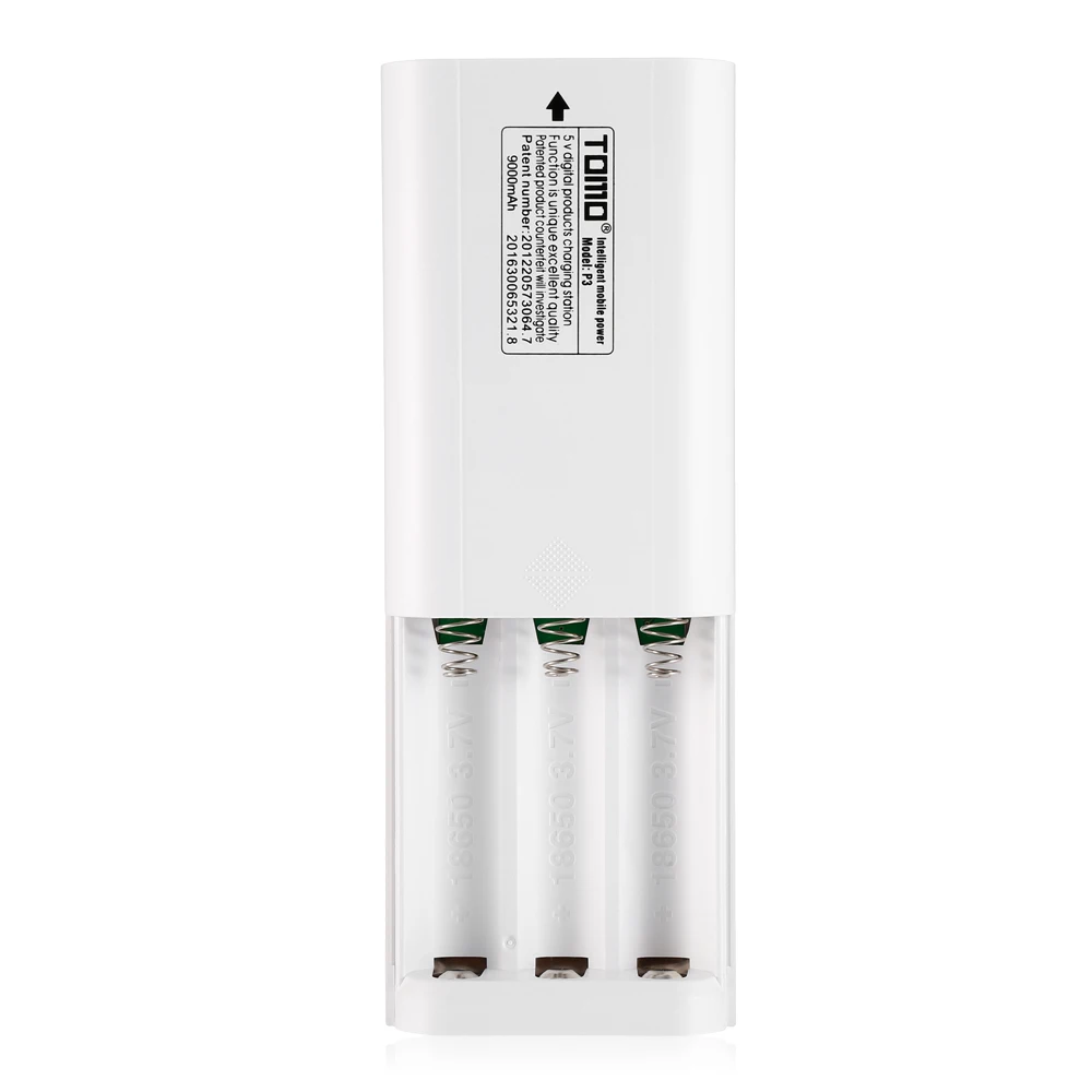 TOMO P3 Мощность мобильные аккумуляторы Dual USB Зарядное устройство чехол для 18650