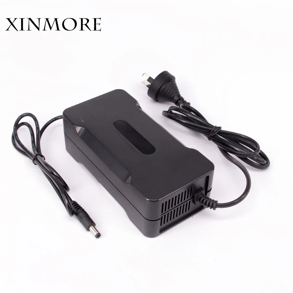 

XINMORE Auto-Stop 71.4V 1.8A Lithium Battery Charger For 60V (63V) Li-Ion Lipo Battery Pack Cooling with Fan Inside