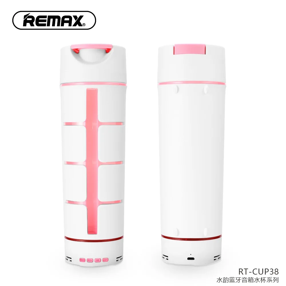 Bluetooth колонка Remax креативная чашка с модным микрофоном подставка для селфи 3 в 1