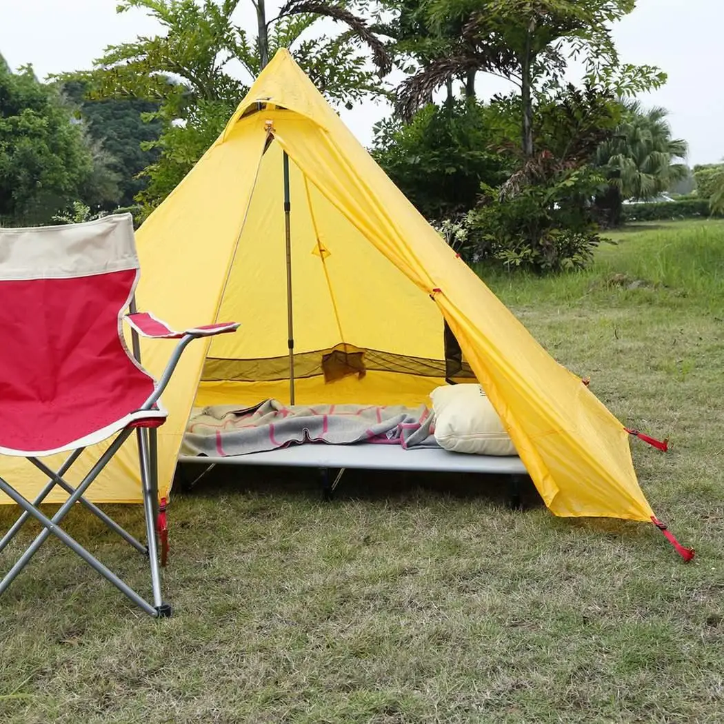 Ultralight 200KG Camp Bed aluminum Bearing Breathable Waterproof 1200g 7001 Special aviation Surface Nylon | Спорт и развлечения