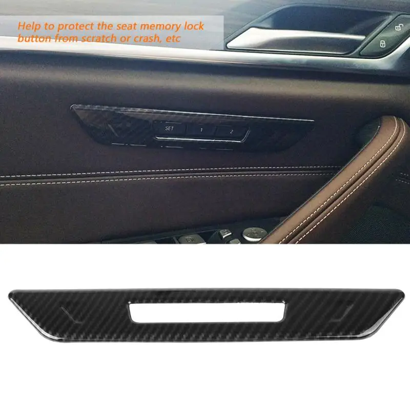 Отделка для автомобильного сиденья с кнопкой замка памяти рамка BMW 5 серии G30 2017 2018
