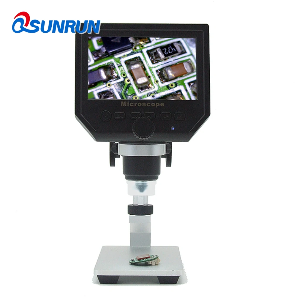 1 600x 3.6MP USB цифровой электронный микроскоп Портативный 8 светодиодный VGA с 4 3 &quotHD O