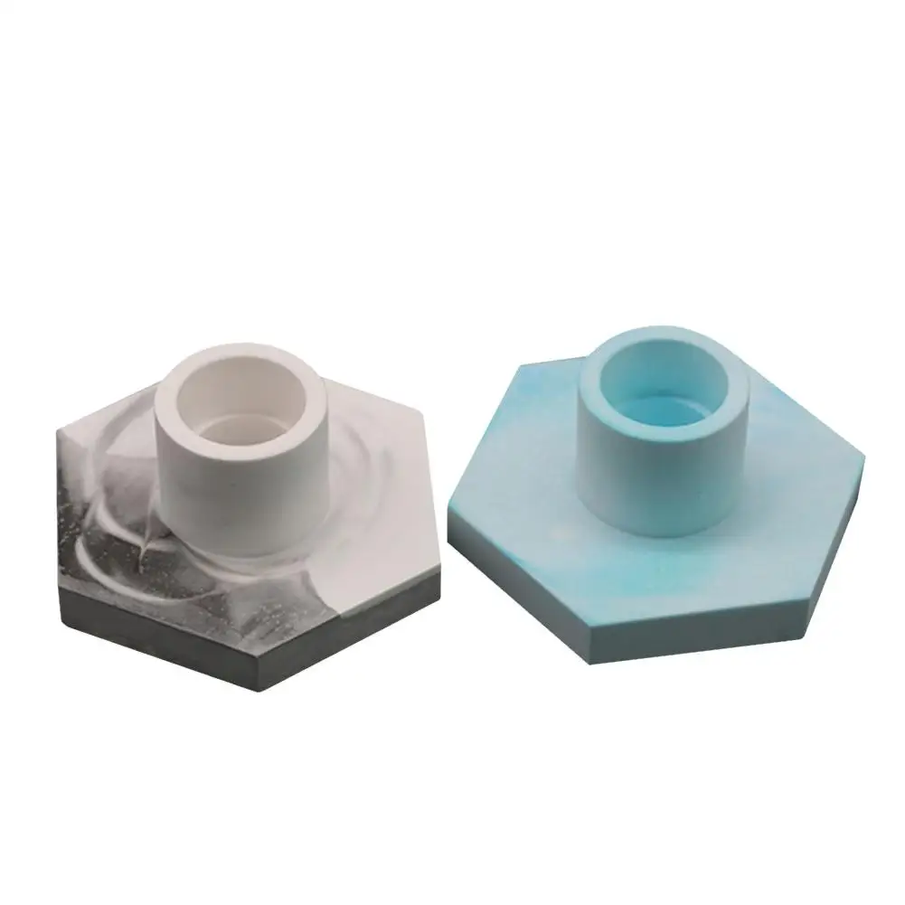 Ваза для суккулентов силиконовая бетонная форма подсвечник горшок гипсовый