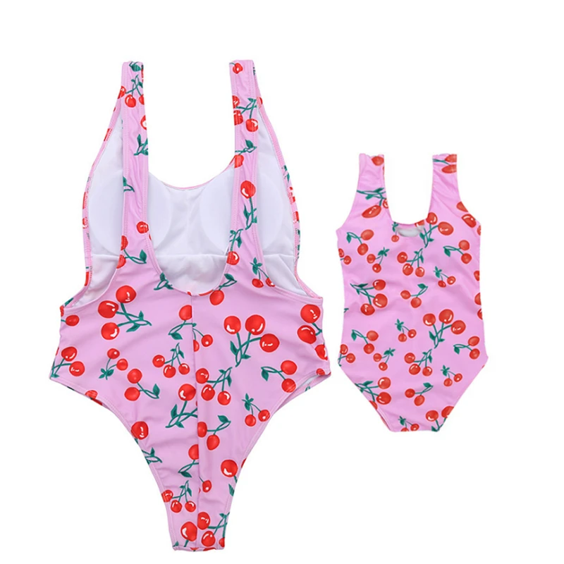 Одежда для мамы и дочки одежда маленьких девочек купальник женщин летний