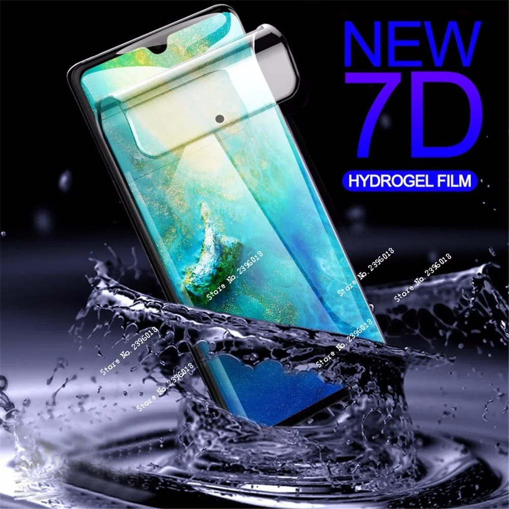 Новая мягкая Гидрогелевая защитная пленка 7D для Huawei Mate 20 10 P Smart Plus 30 Lite Pro Защитная