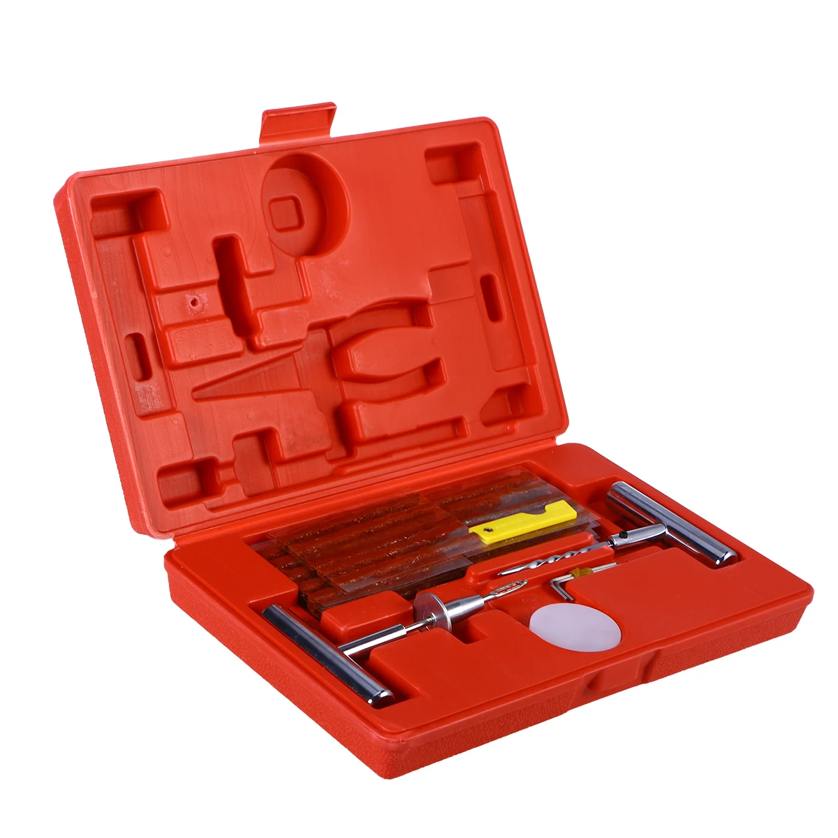 56pcs/Set Heavy Duty Car Tire Repair Tools Kits For Auto Tyre Set Styling Patching Repairing Kit | Автомобили и мотоциклы