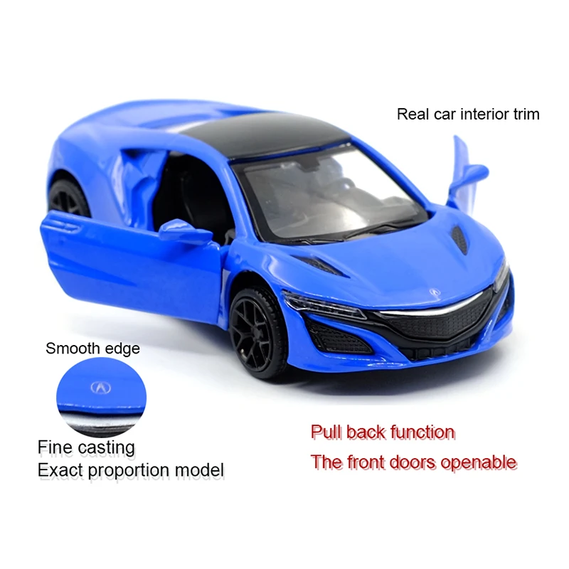 Новое поступление Caipo Acura NSX литая модель автомобиля из сплава игрушка с откидной