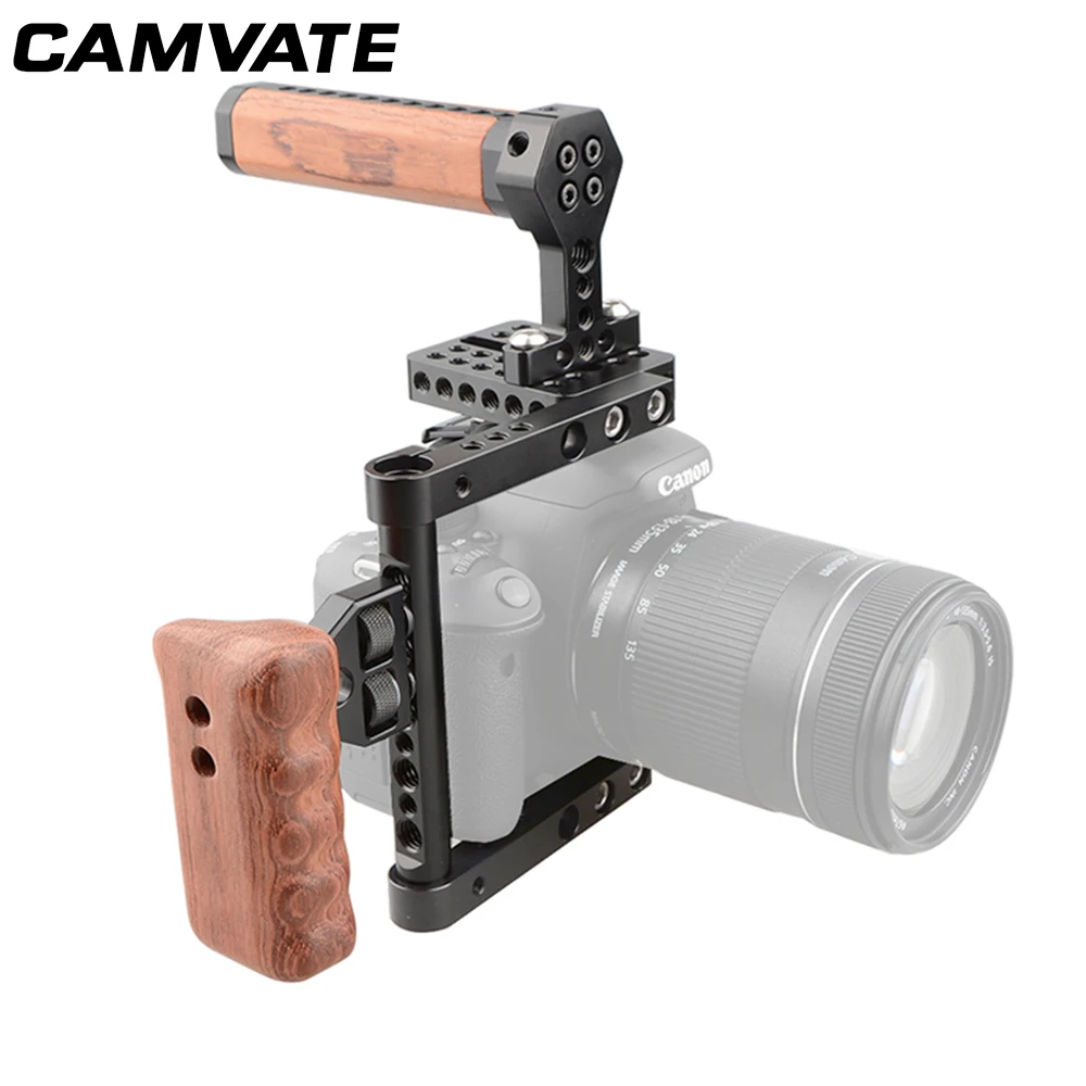 Камера CAMVATE Rig для Canon 60D 70D 7D MarkII 5D MarkIII/760D/D7000 D7100 D7200/GH5/GH4 GH3 GH2/A99 A58 a7 A7II|Аксессуары