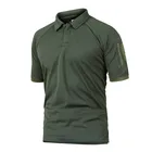 Мужская Летняя армейская камуфляжная футболка Coolmax, быстросохнущие тактические рубашки с короткими рукавами, дышащая Военная униформа