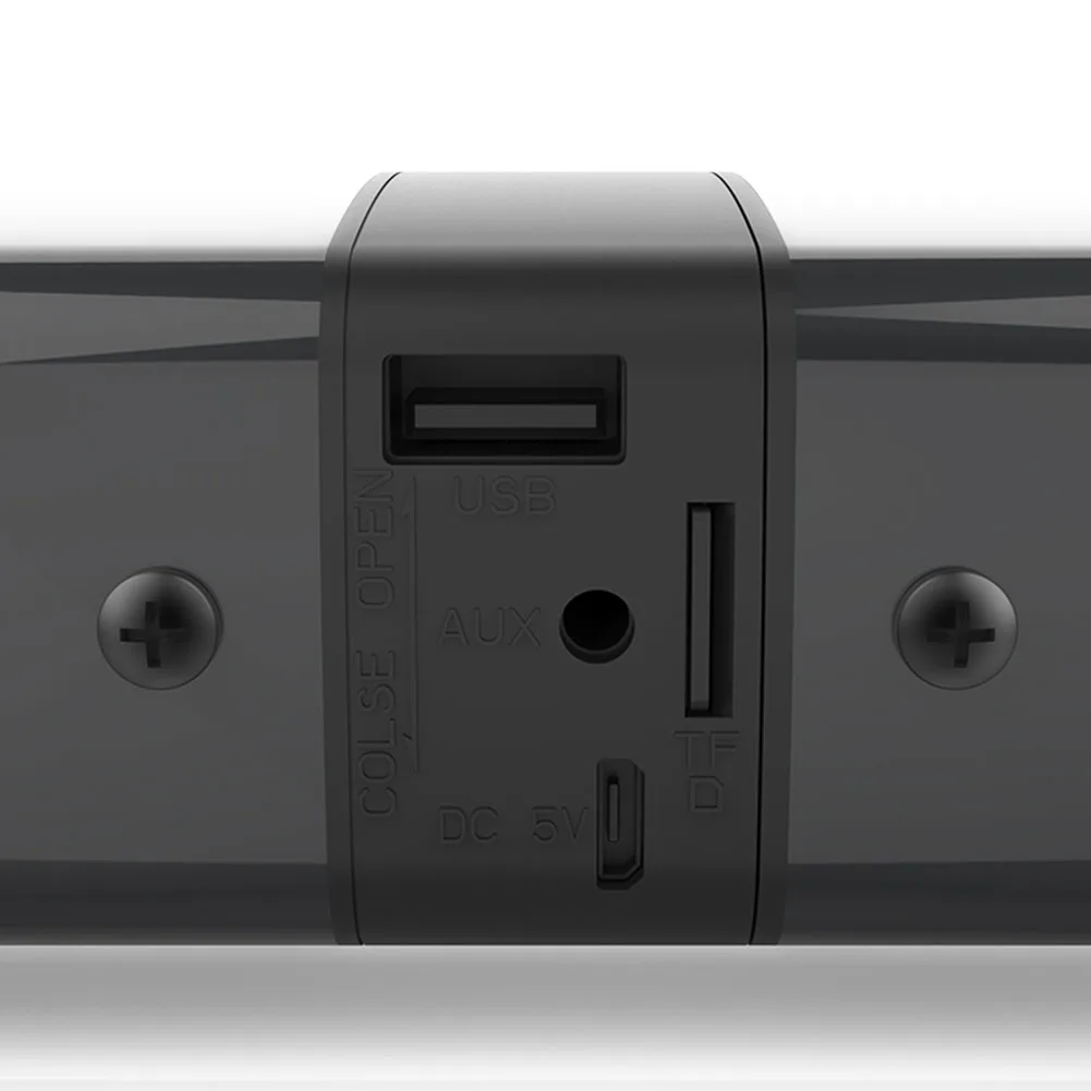 ПВХ театральная Поддержка TF карта складной электрический Bluetooth динамик стерео