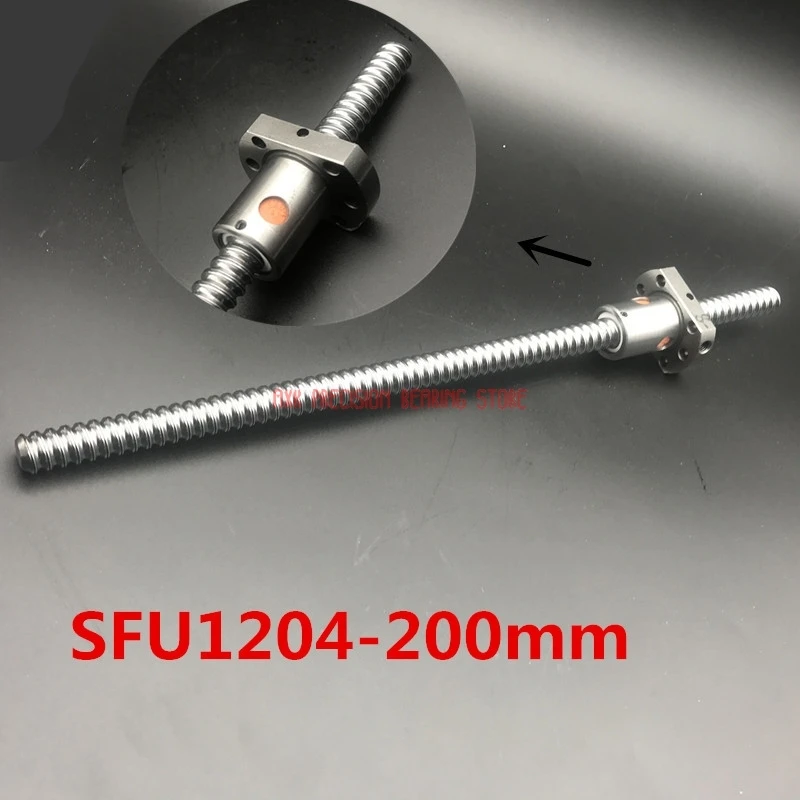 2021 AXK Запчасти для фрезерного станка с ЧПУ линейная направляющая Sfu1204 200 мм набор: 1