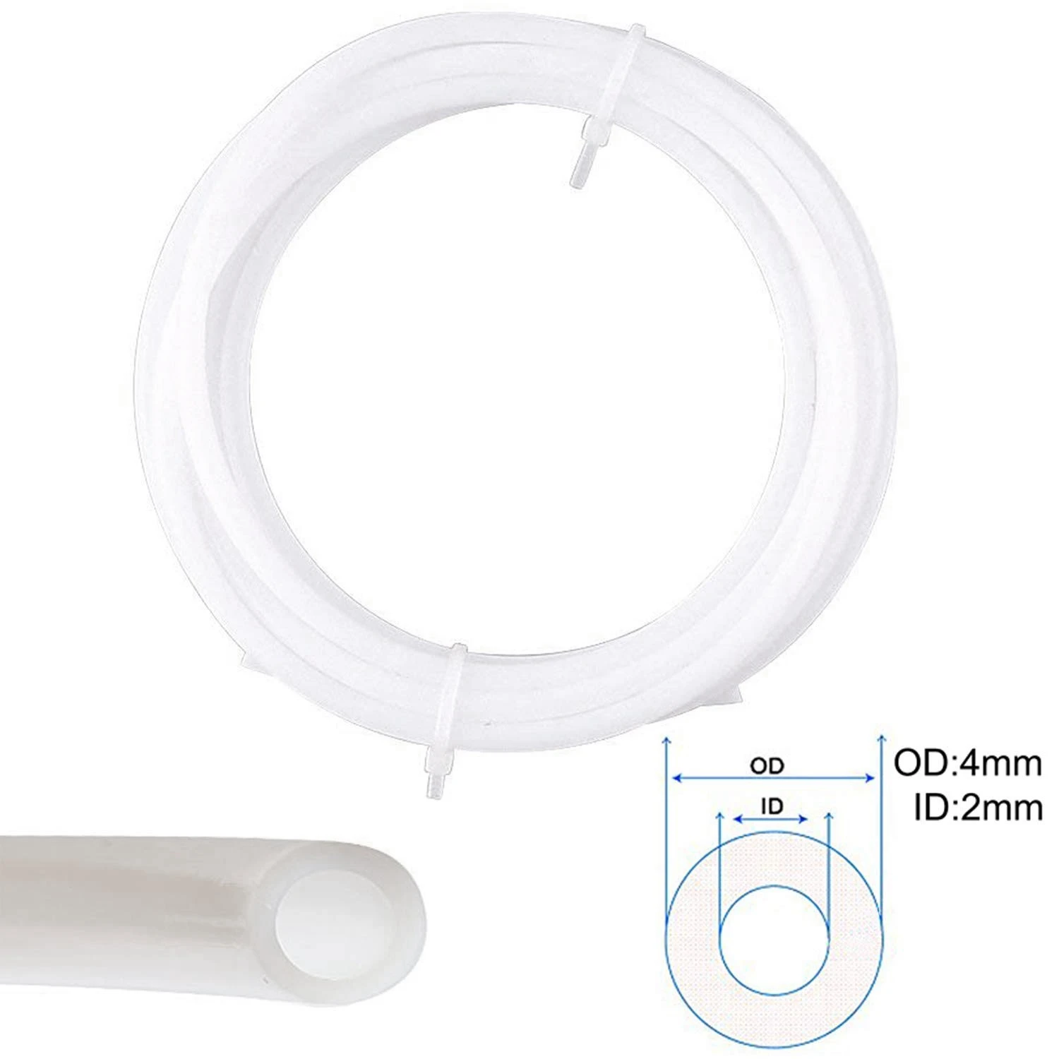 3 шт. Ptfe тефлоновая трубка (2 метра) + 6 Pc4-M6 быстрого крепления Pc4-M10 прямого