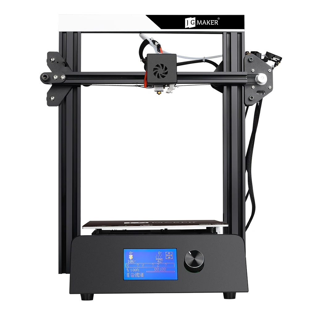 Оригинальный JGAURORA Magic DIY 3d Принтер Высокоточный металлический каркас набор 220x220x250