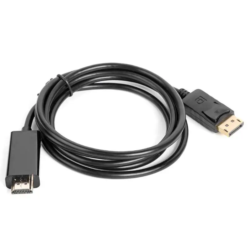 Vanpower цифровые кабели 1 8 м порт дисплея к HDMI кабелю позолоченный 1080P Адаптер DP