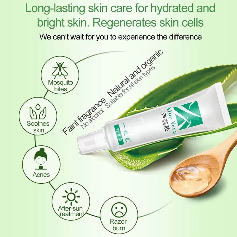 OneSpring гель алоэ вера крем для лица увлажняющий против морщин отбеливающий