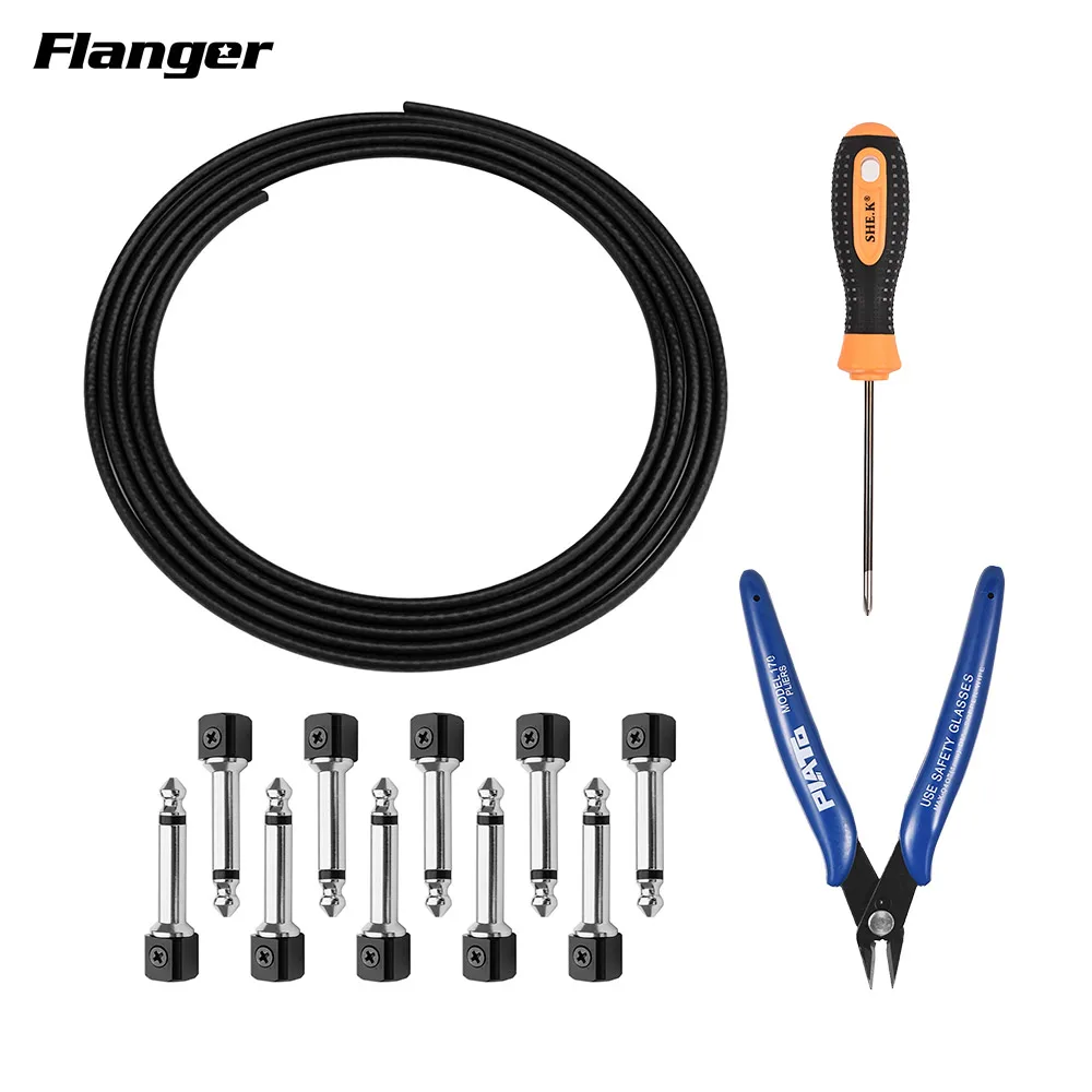 Flanger FLG-005 DIY Набор инструментов Без припоя набор гитарных эффектов Педальный