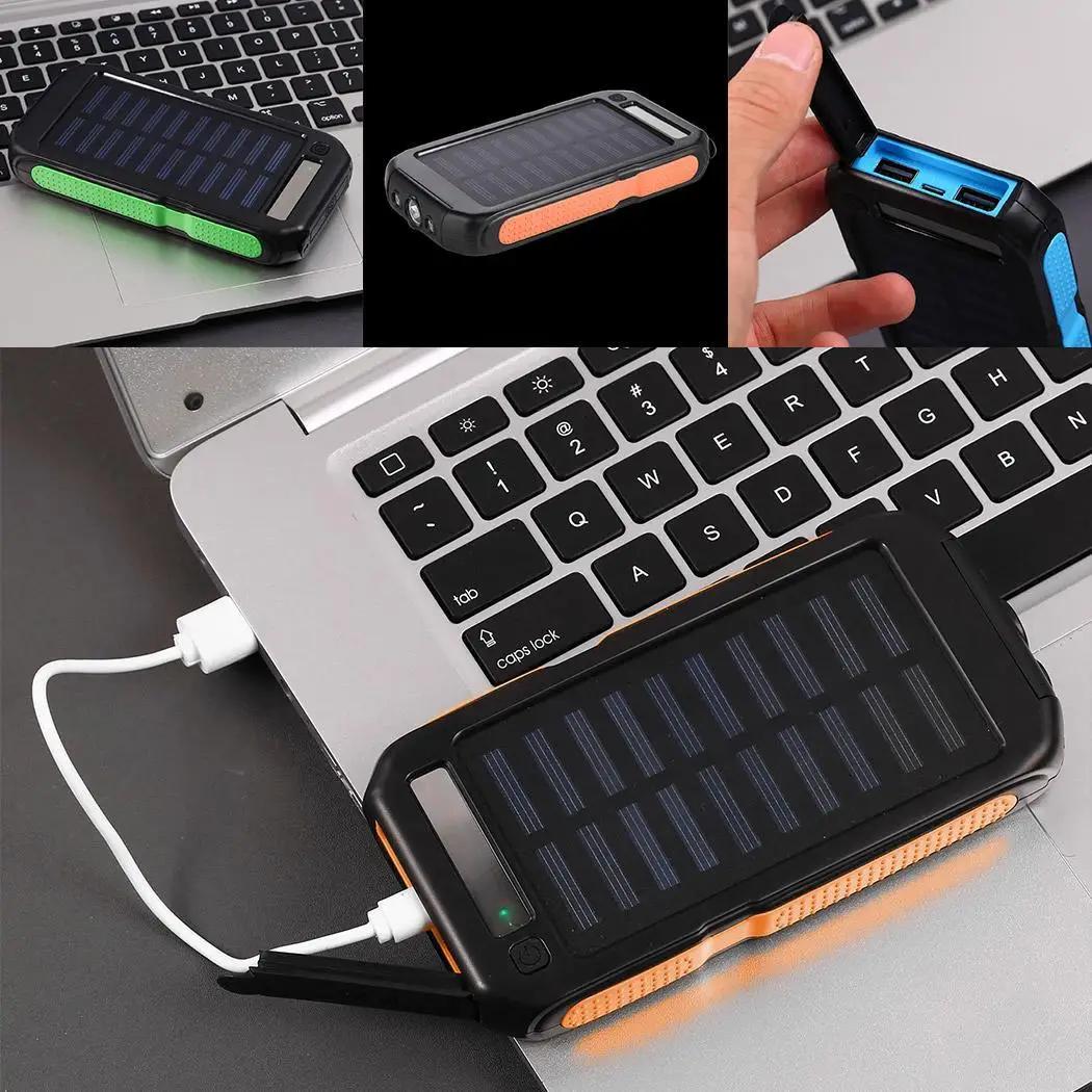Солнечная энергия общий портативный двойной USB внешний встроенный интерфейс.