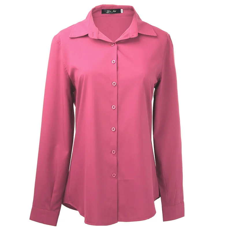 Женские топы 2016 женские рубашки с длинным рукавом из хлопка Blusas Femininas