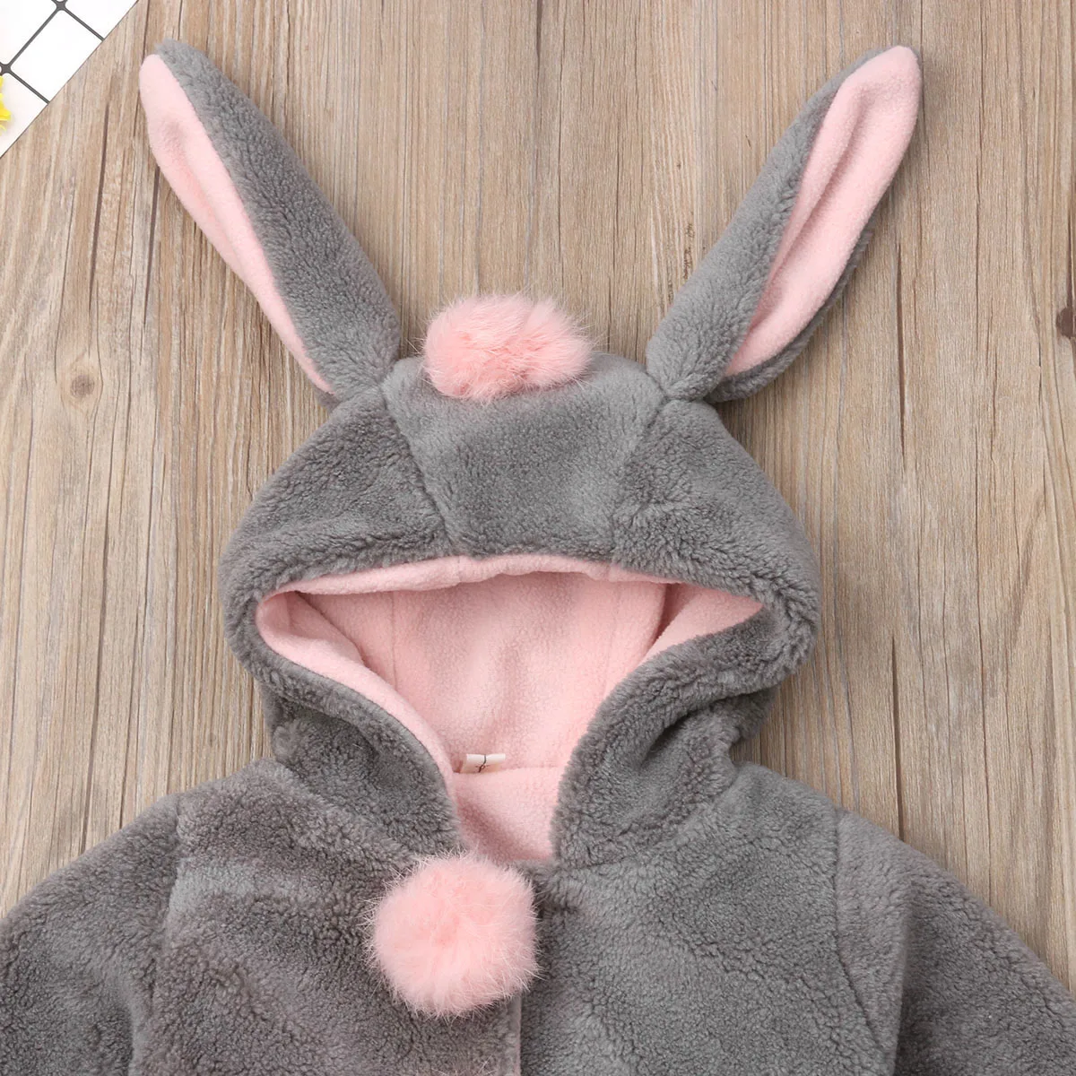 Pudcoco/Новинка брендовые толстовки с капюшоном и заячьими ушками для маленьких