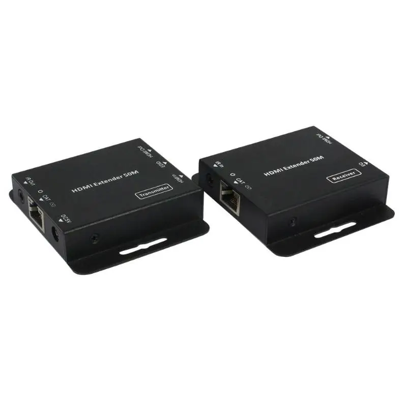 E50C HDMI удлинитель 1080 P RJ45 сетевой кабель сигнала наполнитель Ethernet передатчик