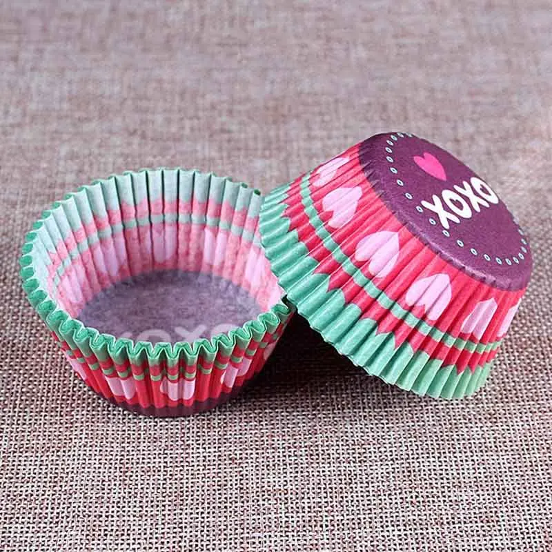 

Cake Wrappers Paper Cup Kitchen Supplies Cake Tools Muffin Boxes Muffins Decorating Tools DIY Cake Cup Baking Cups 100PCS/Set