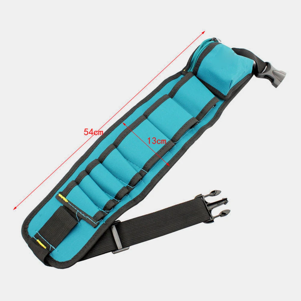 

Carpenter Rig Hammer Waist Tool Bag Pockets Canvas Tool Bag Multi-Pockets Electrician Tool Holder Pouch Belt Bag Repair Pockets