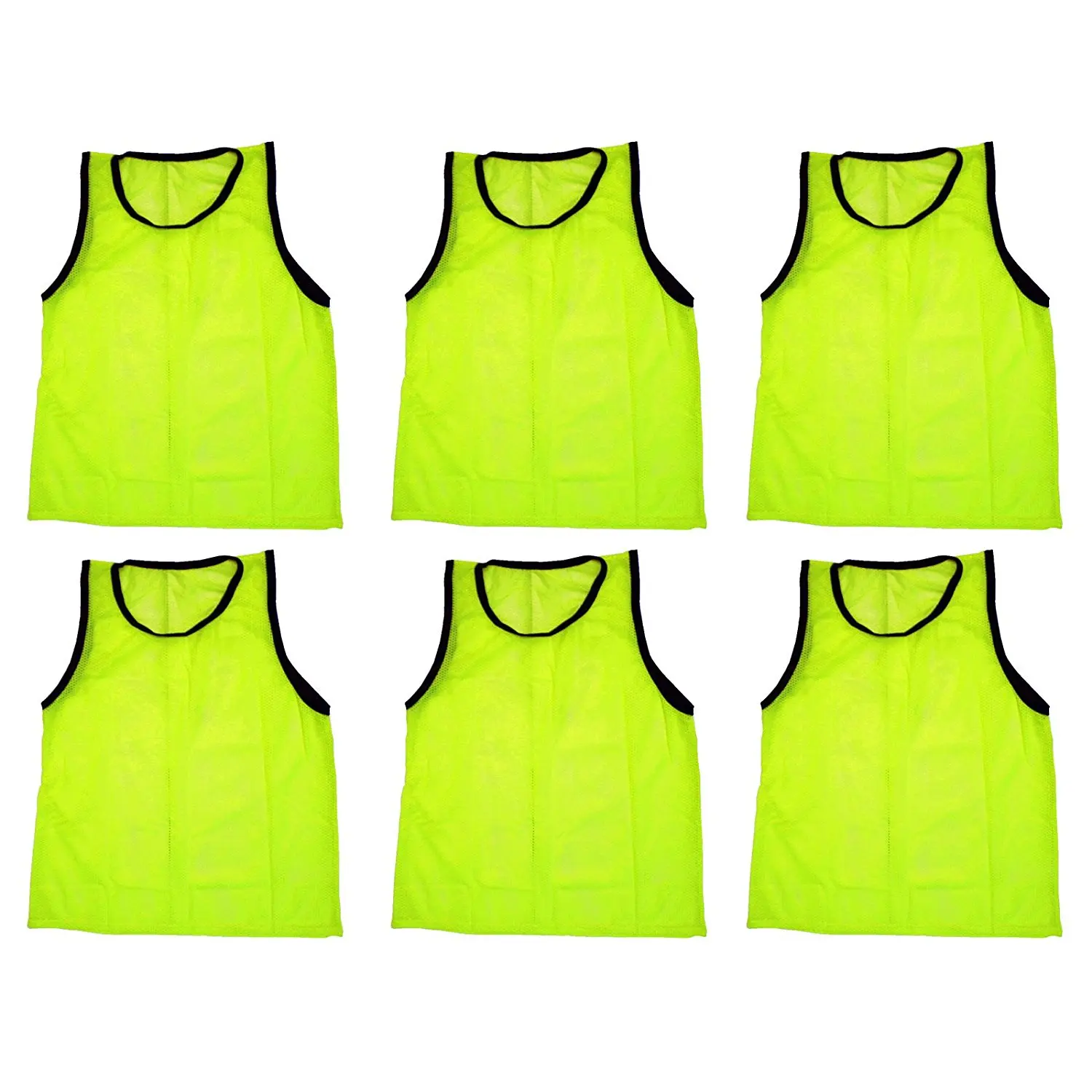 6 Pcs Adult Sleeveless Soccer Jerseys Football Group Fight Vest Training Printing Soccer Jersey For Team Shirts Grouping Shirts