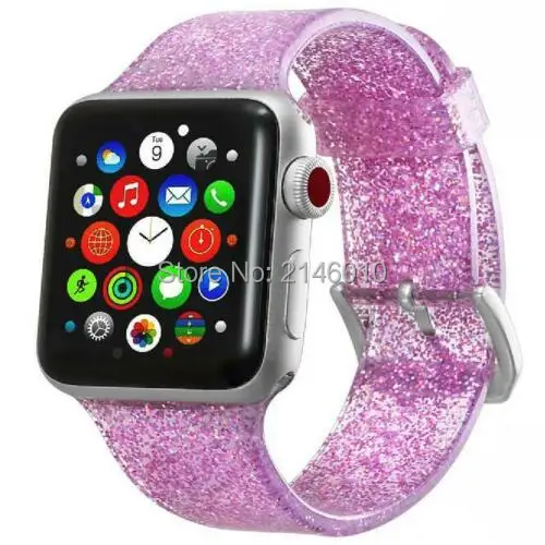 Спортивный ремешок блестящий браслет для Apple Watch iWatch 1/2/3/4 | Наручные часы