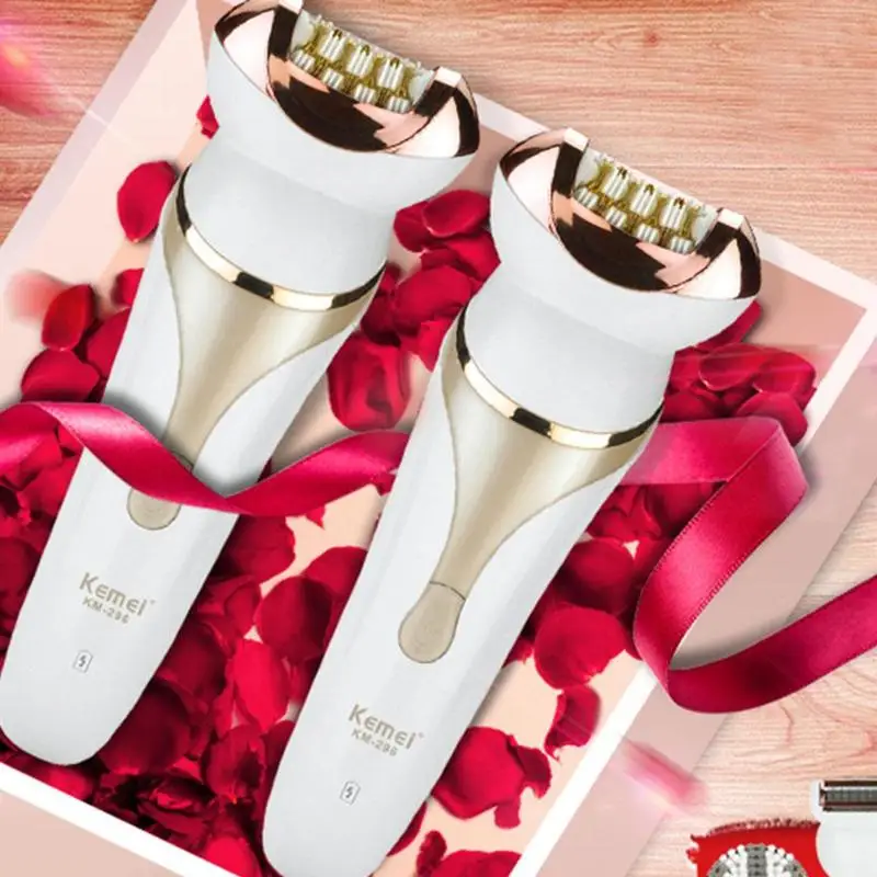Rechargeable аккумуляторная электробритва для женщин электрический эпилятор удаления