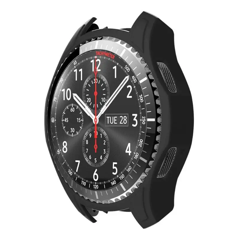 Мягкий силиконовый чехол ALLOYSEED для смарт-часов Samsung Gear S3 Frontier защитный корпус