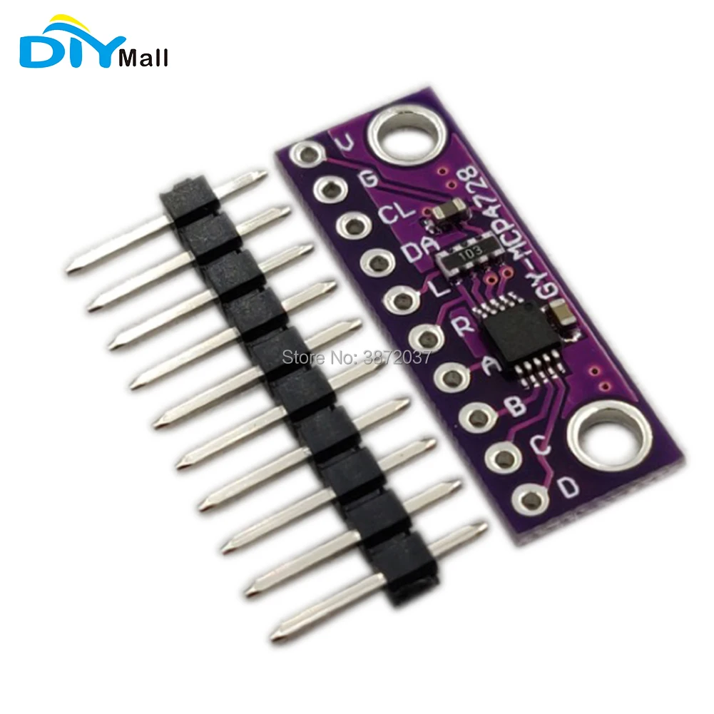 DIYmall GY MCP4728 12 бит I2C цифро аналоговый преобразователь DAC модуль датчика