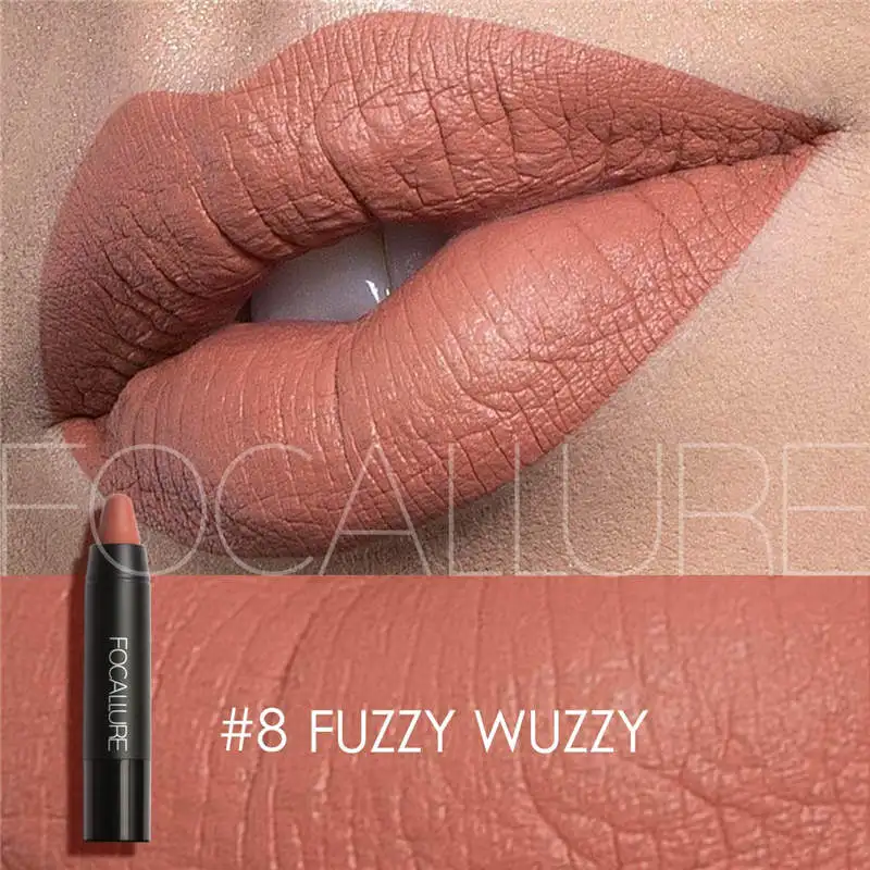 FOCALLURE 19 цветов матовый водостойкий стойкий косметический макияж телесный Lipsticke |